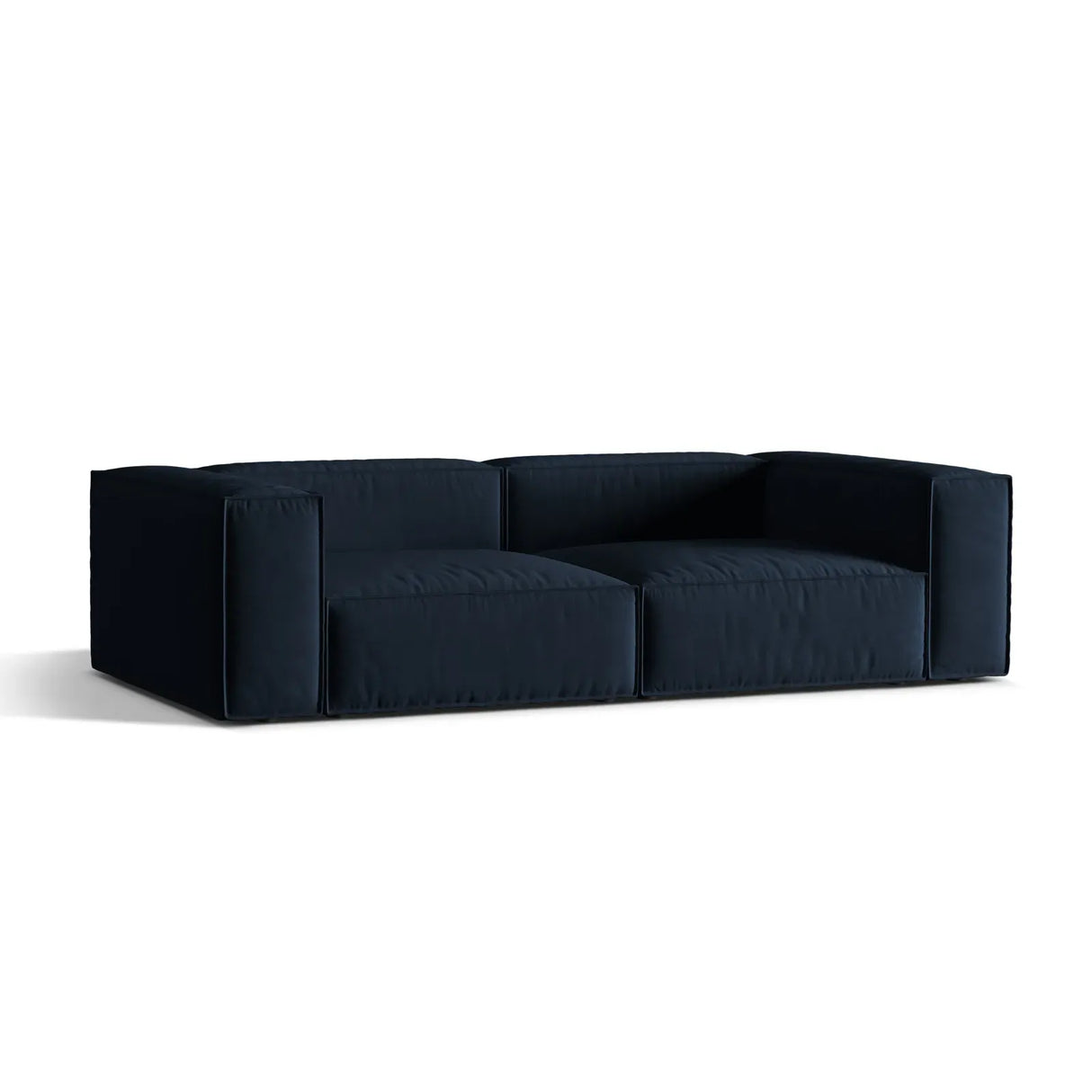 Nuria 4-Sitzer Sofa mit Bezug in Samt, Strukturstoff oder Boucle-Stoff, 250x110 cm - ZEN ZONE Furniture