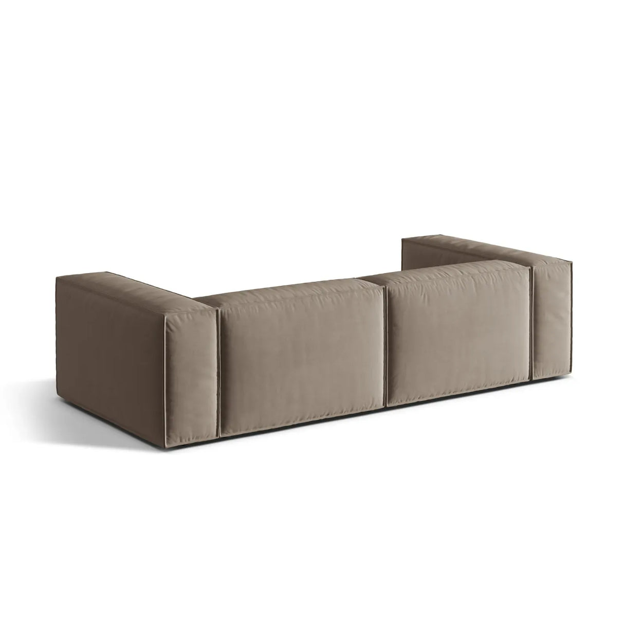 Nuria 4-Sitzer Sofa mit Bezug in Samt, Strukturstoff oder Boucle-Stoff, 250x110 cm - ZEN ZONE Furniture