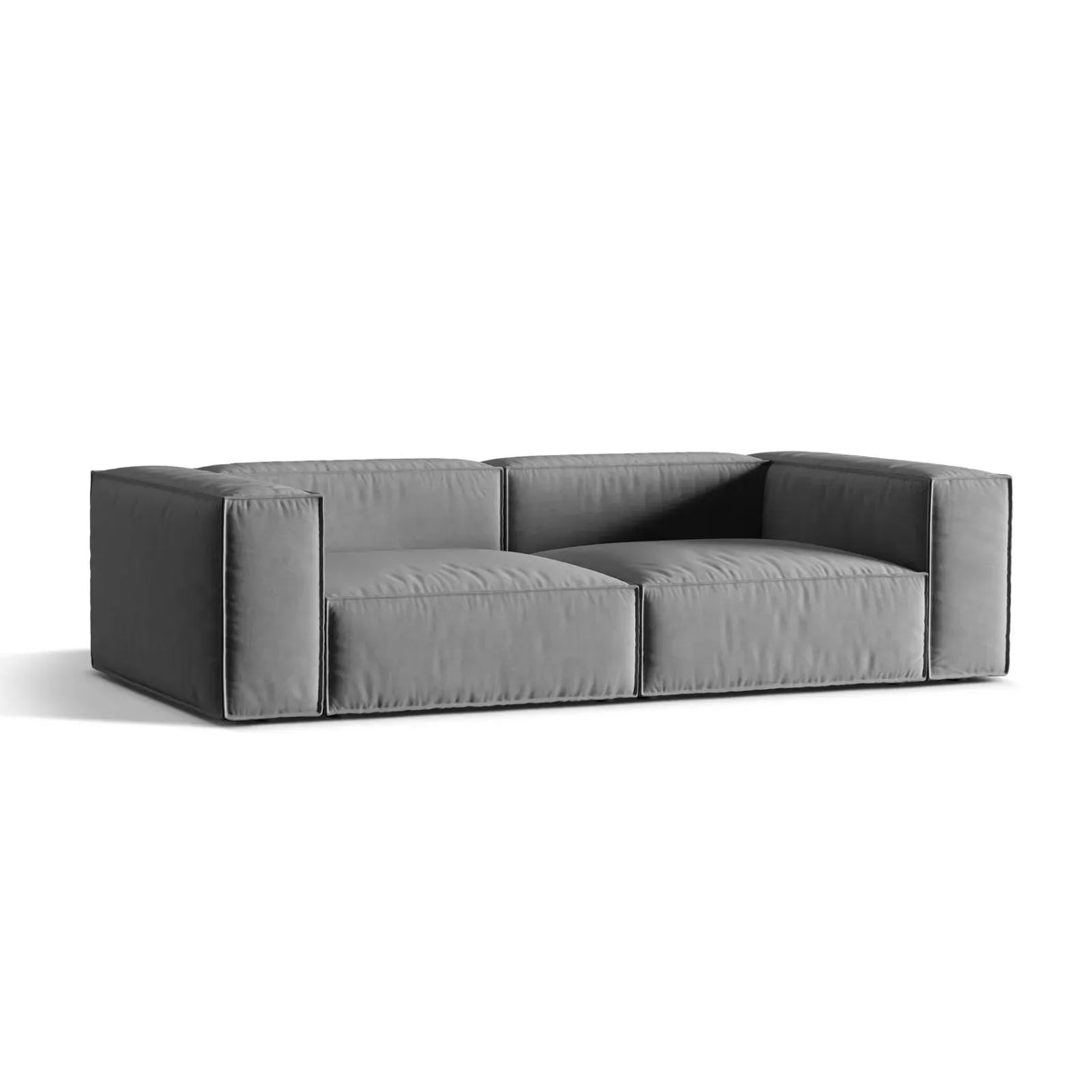 Nuria 4-Sitzer Sofa mit Bezug in Samt, Strukturstoff oder Boucle-Stoff, 250x110 cm - ZEN ZONE Furniture