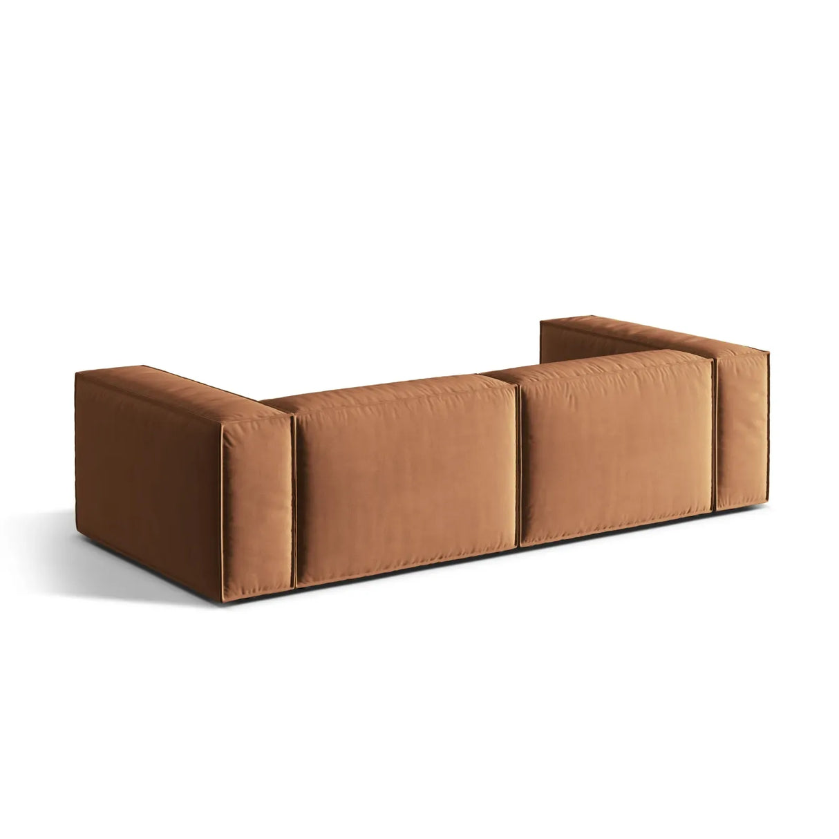 Nuria 4-Sitzer Sofa mit Bezug in Samt, Strukturstoff oder Boucle-Stoff, 250x110 cm - ZEN ZONE Furniture