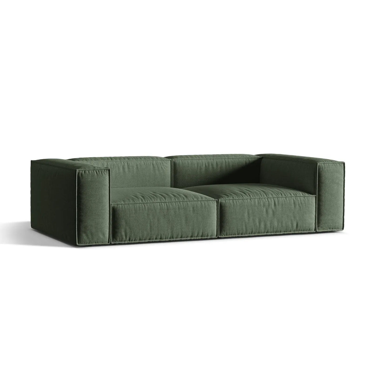 Nuria 4-Sitzer Sofa mit Bezug in Samt, Strukturstoff oder Boucle-Stoff, 250x110 cm - ZEN ZONE Furniture