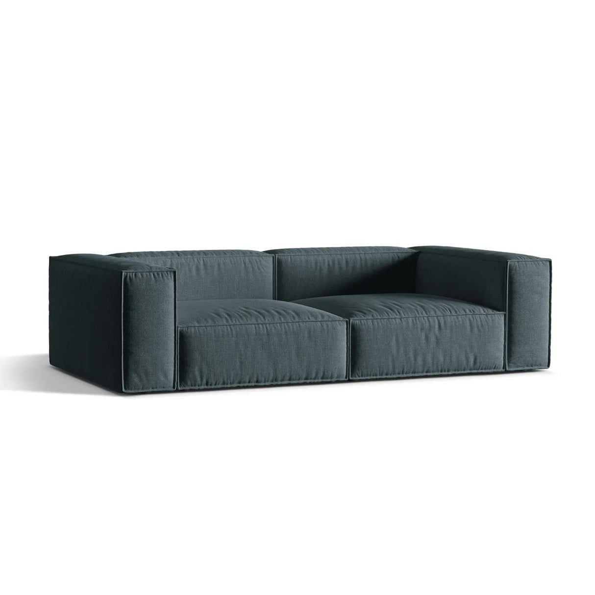 Nuria 4-Sitzer Sofa mit Bezug in Samt, Strukturstoff oder Boucle-Stoff, 250x110 cm - ZEN ZONE Furniture