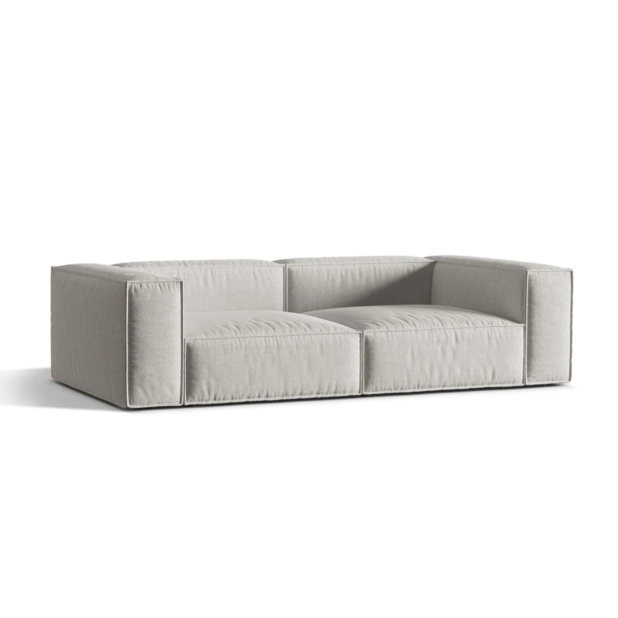 Nuria 4-Sitzer Sofa mit Bezug in Samt, Strukturstoff oder Boucle-Stoff, 250x110 cm - ZEN ZONE Furniture