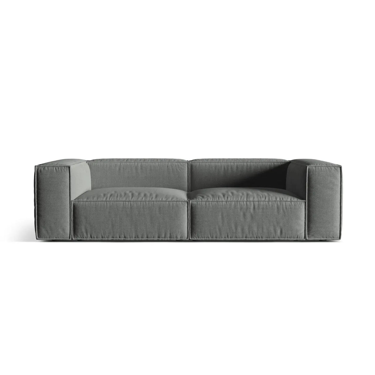 Nuria 4-Sitzer Sofa mit Bezug in Samt, Strukturstoff oder Boucle-Stoff, 250x110 cm - ZEN ZONE Furniture