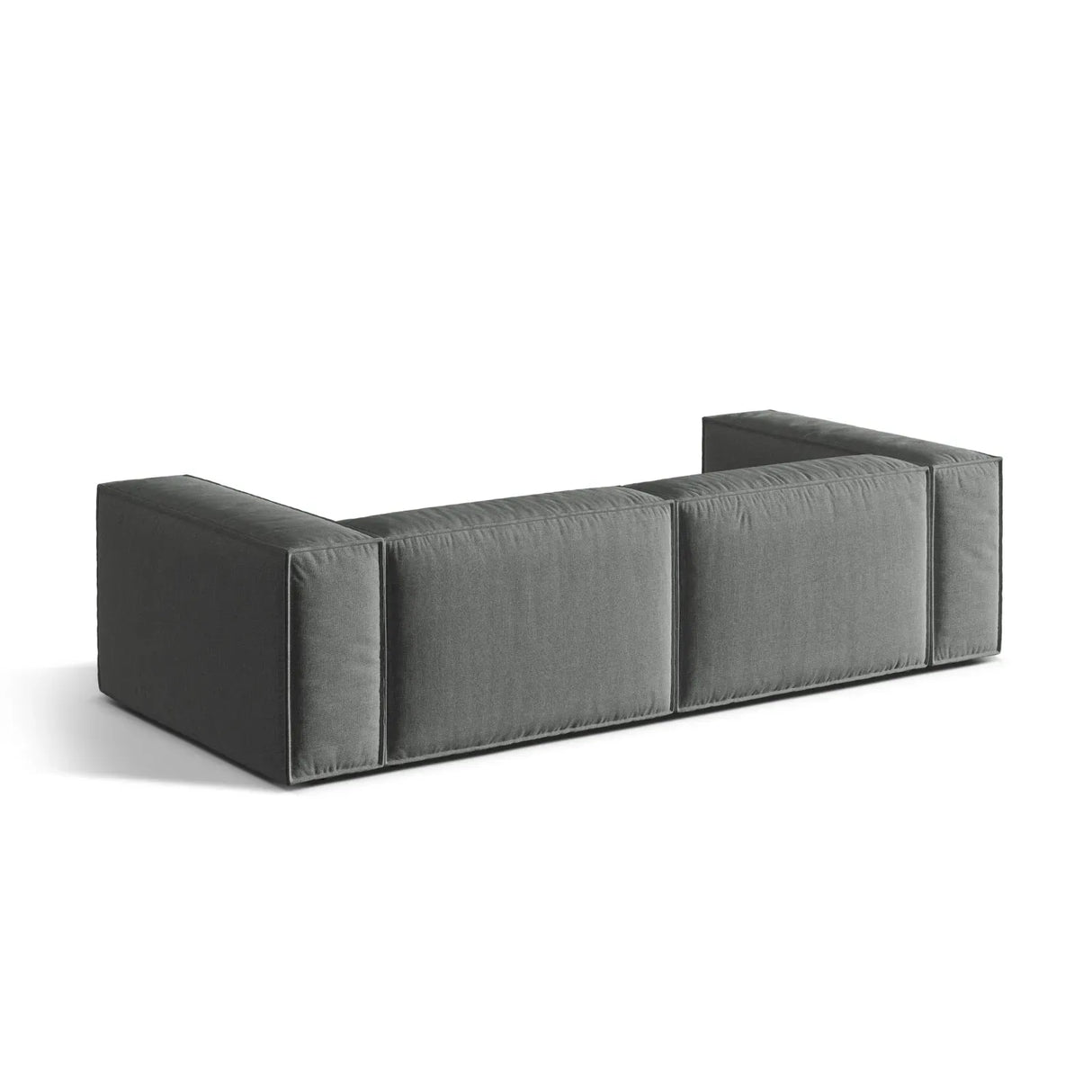 Nuria 4-Sitzer Sofa mit Bezug in Samt, Strukturstoff oder Boucle-Stoff, 250x110 cm - ZEN ZONE Furniture