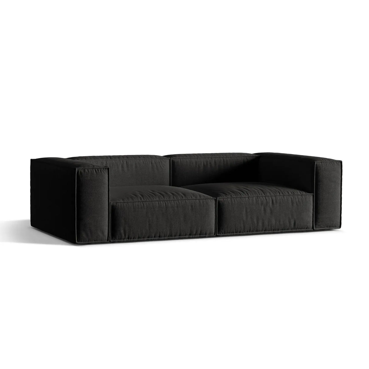 Nuria 4-Sitzer Sofa mit Bezug in Samt, Strukturstoff oder Boucle-Stoff, 250x110 cm - ZEN ZONE Furniture