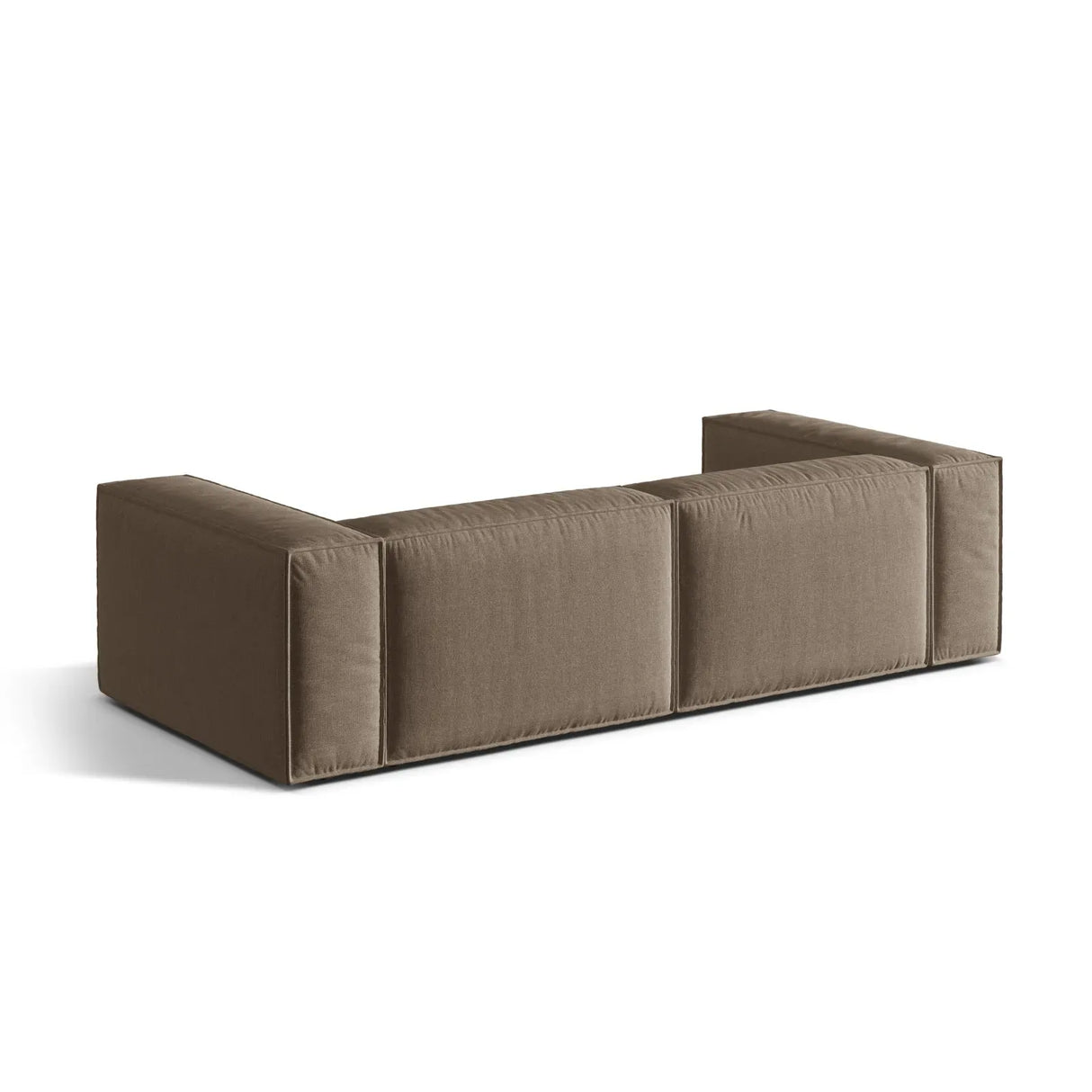 Nuria 4-Sitzer Sofa mit Bezug in Samt, Strukturstoff oder Boucle-Stoff, 250x110 cm - ZEN ZONE Furniture