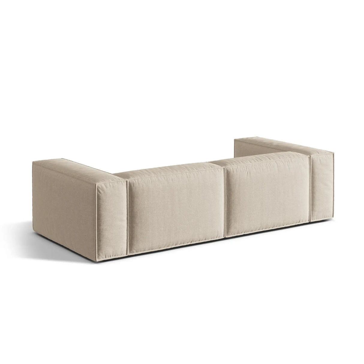 Nuria 4-Sitzer Sofa mit Bezug in Samt, Strukturstoff oder Boucle-Stoff, 250x110 cm - ZEN ZONE Furniture