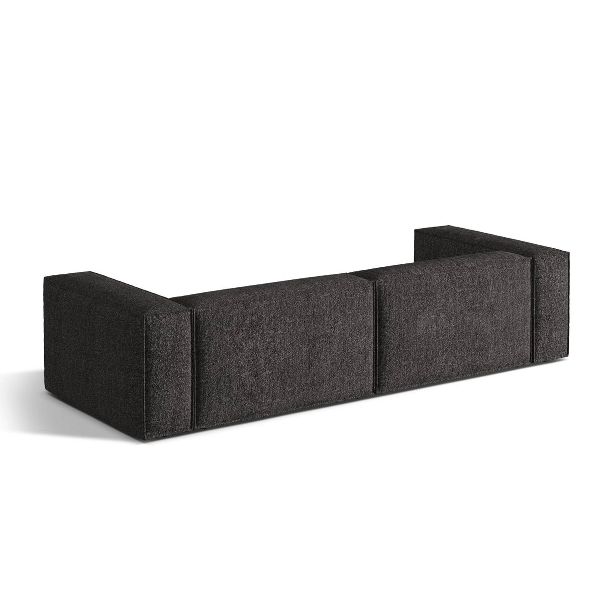 Nuria 5-Sitzer Sofa mit Bezug aus Boucle (MoAn) in Anthrazit, 110x290 cm – Bild 4