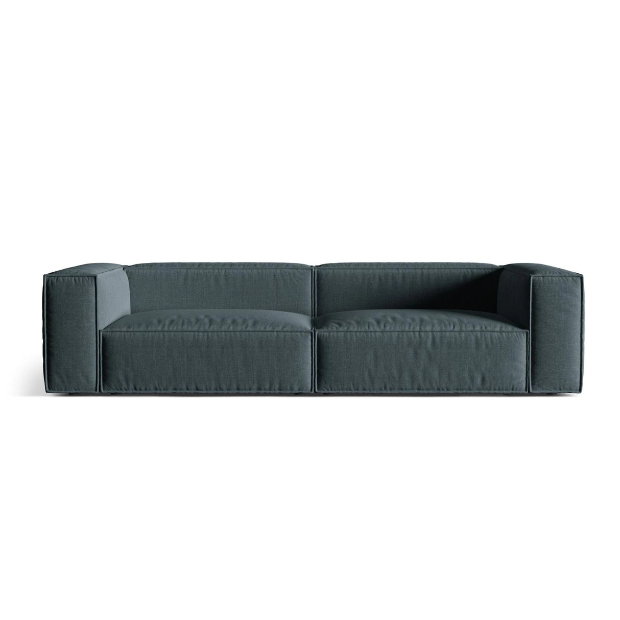 Nuria 5-Sitzer Sofa mit Bezug aus Strukturierter Stoff (Lib13) in Deep Petrol, 110x290 cm – Bild 1