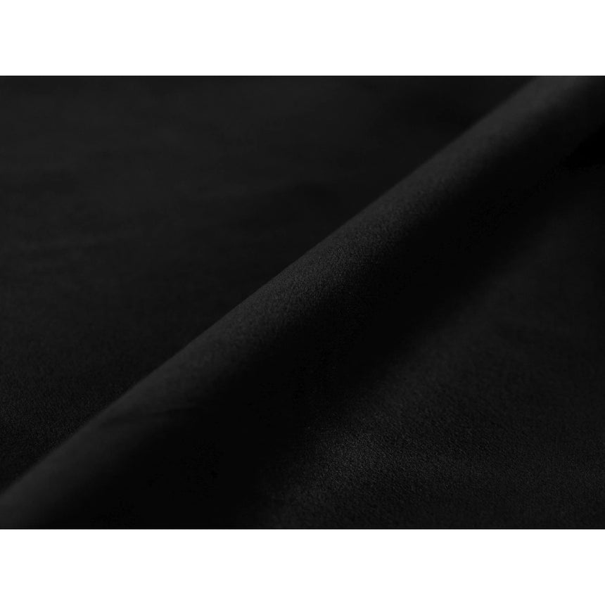 Nuria Ecksofa Rechts, mit Bezug aus Samt (PariBla) in Schwarz, 147x292 cm – Bild 6