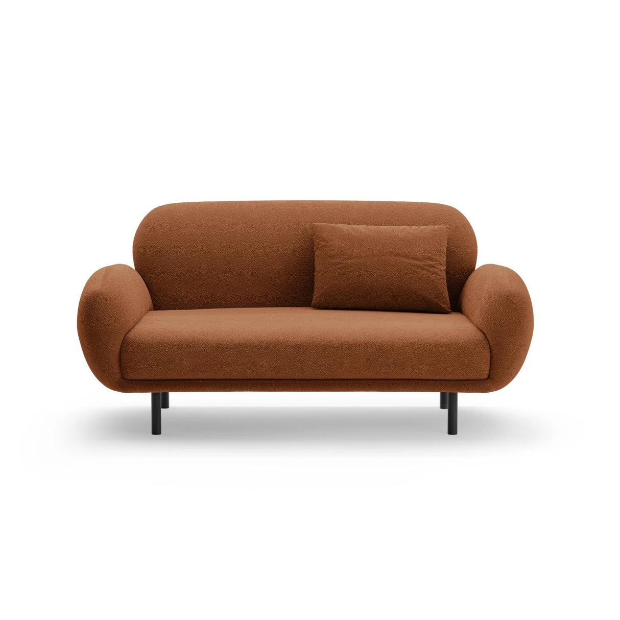 Poppy 2-Sitzer Sofa aus Boucle (Baloo 2078) in Terrakotta, 148x72 cm – Bild 1