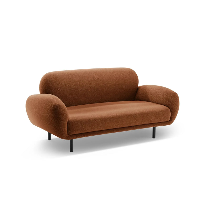 Poppy 2-Sitzer Sofa aus Boucle (Baloo 2078) in Terrakotta, 148x72 cm – Bild 4