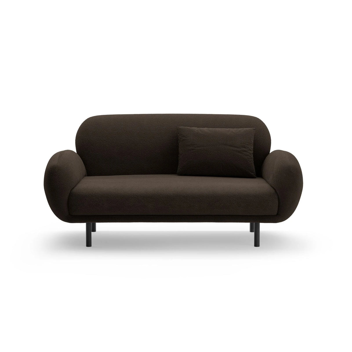 Poppy 2-Sitzer Sofa aus Boucle (Baloo 2081) in Braun, 148x72 cm – Bild 1