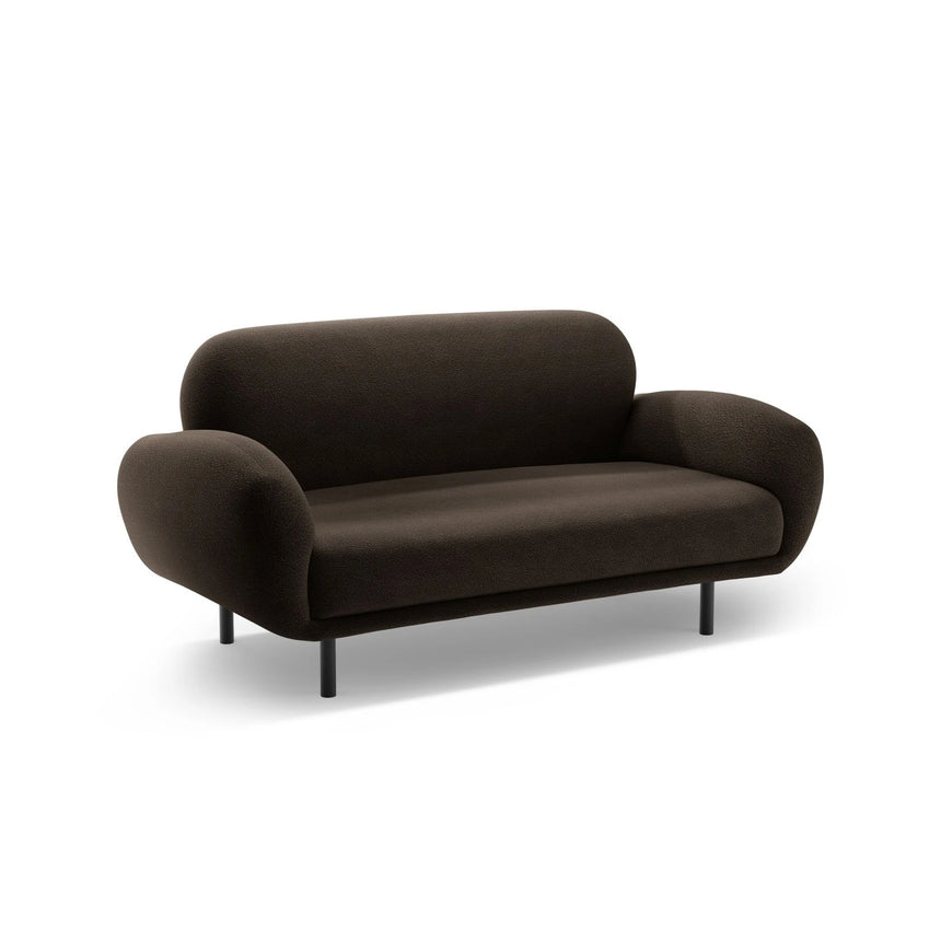 Poppy 2-Sitzer Sofa aus Boucle (Baloo 2081) in Braun, 148x72 cm – Bild 4