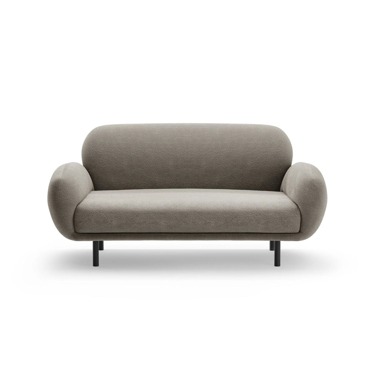 Poppy 2-Sitzer Sofa aus Boucle (Baloo 2084) in Grau, 148x72 cm – Bild 3