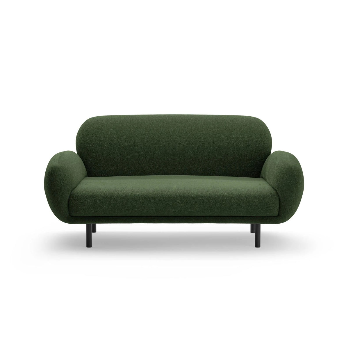 Poppy 2-Sitzer Sofa aus Boucle (Baloo 2089) in Grün, 148x72 cm – Bild 3