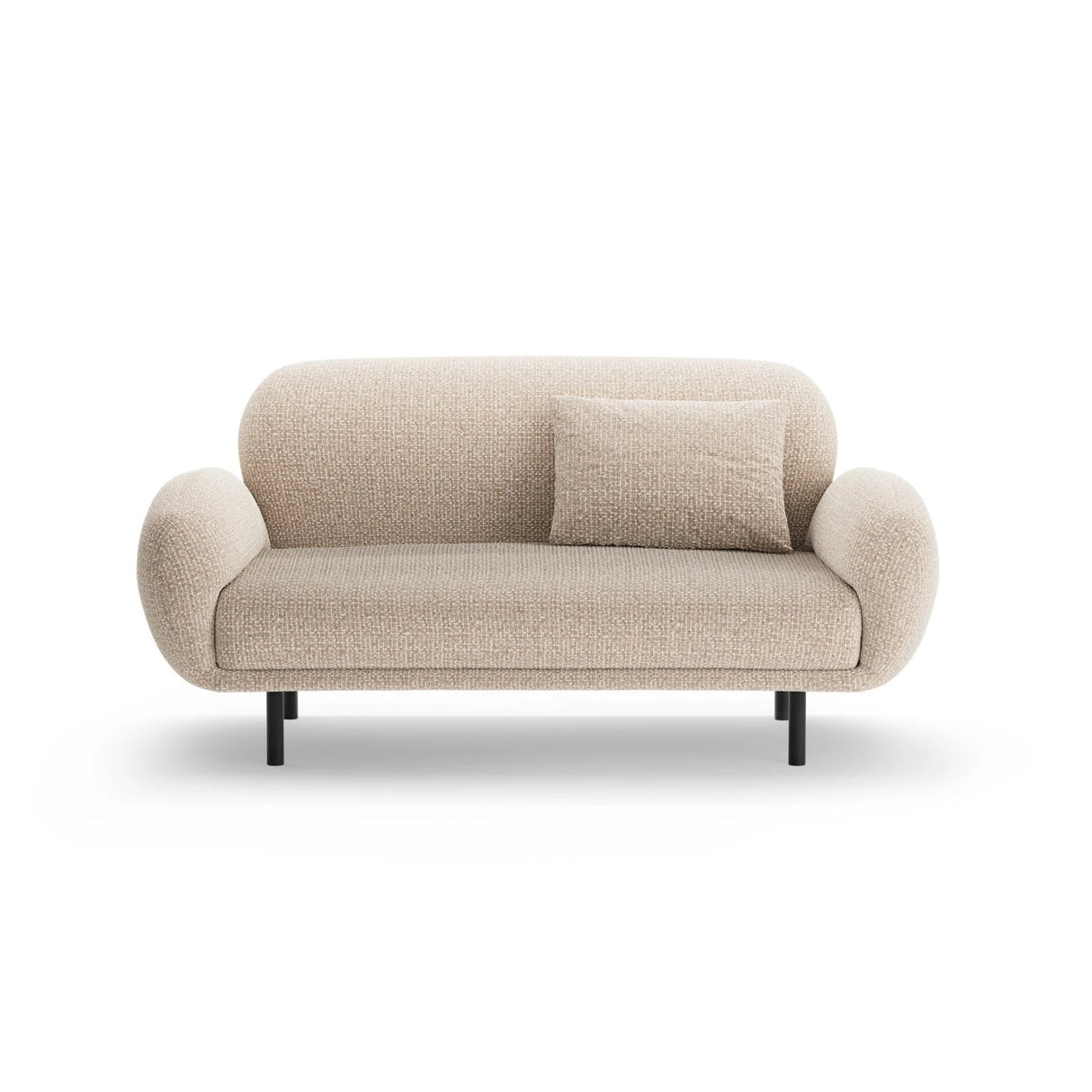Poppy 2-Sitzer Sofa aus Chenille (SILENCIO 10) in Sand, 148x72 cm – Bild 1