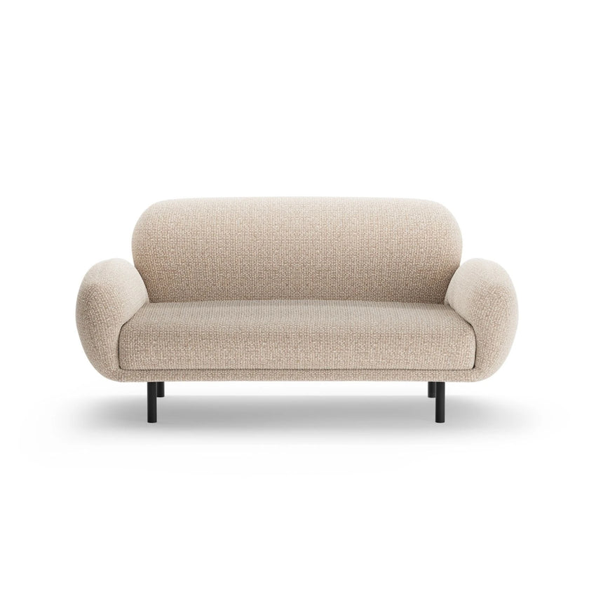 Poppy 2-Sitzer Sofa aus Chenille (SILENCIO 10) in Sand, 148x72 cm – Bild 3