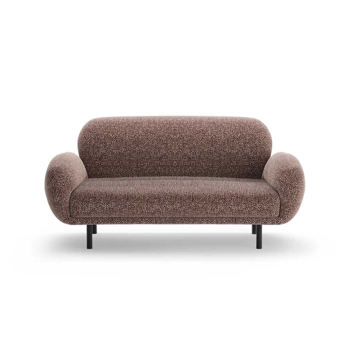Poppy 2-Sitzer Sofa aus Chenille (SILENCIO 27) in Braun, 148x72 cm – Bild 3