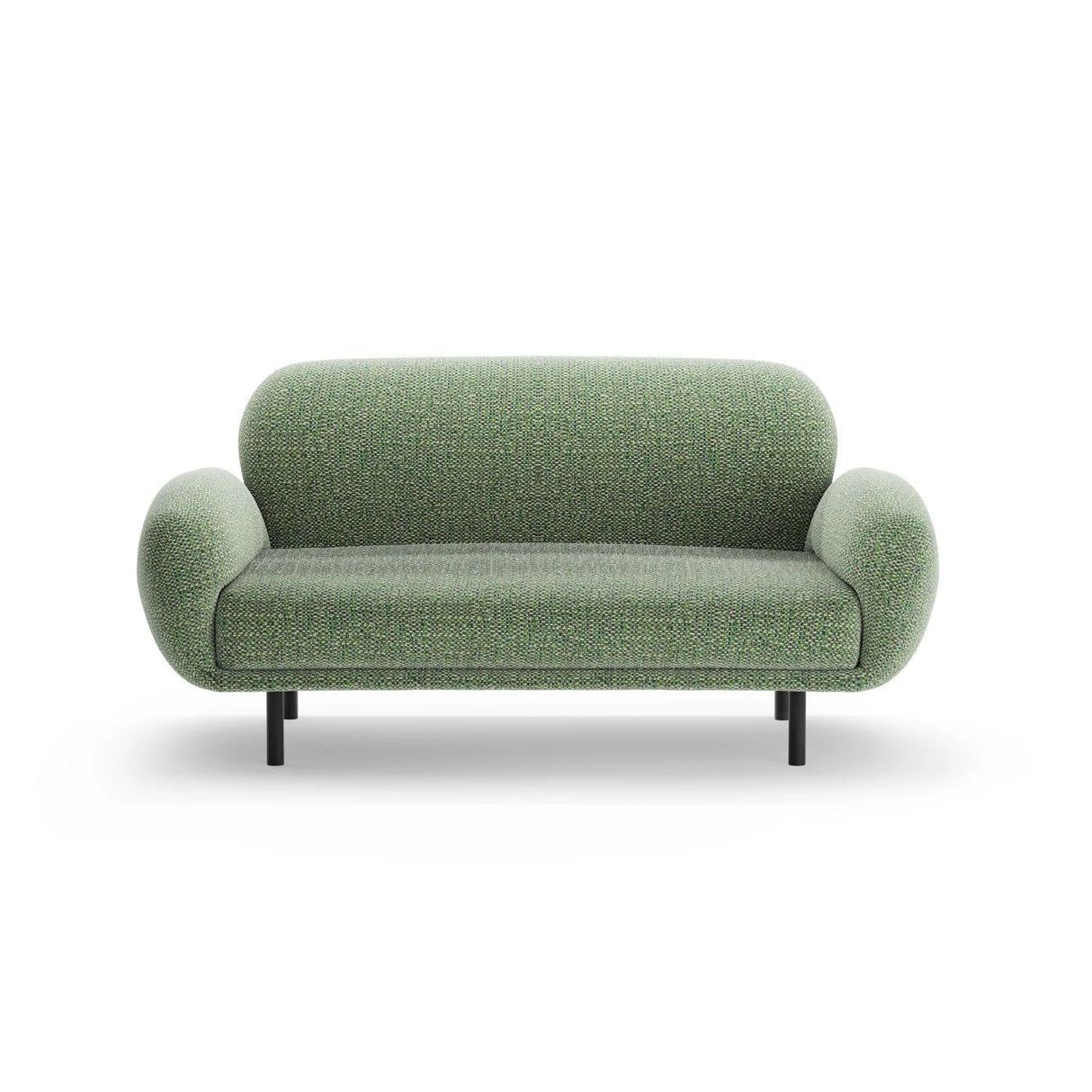 Poppy 2-Sitzer Sofa aus Chenille (SILENCIO 34) in Grün, 148x72 cm – Bild 3