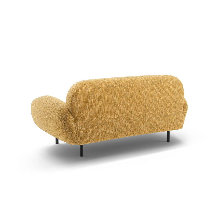 Poppy 2-Sitzer Sofa aus Chenille (SILENCIO 53) in Senf, 148x72 cm – Bild 5
