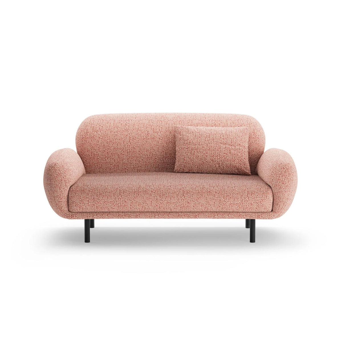 Poppy 2-Sitzer Sofa aus Chenille (SILENCIO 60) in Rosa, 148x72 cm – Bild 1