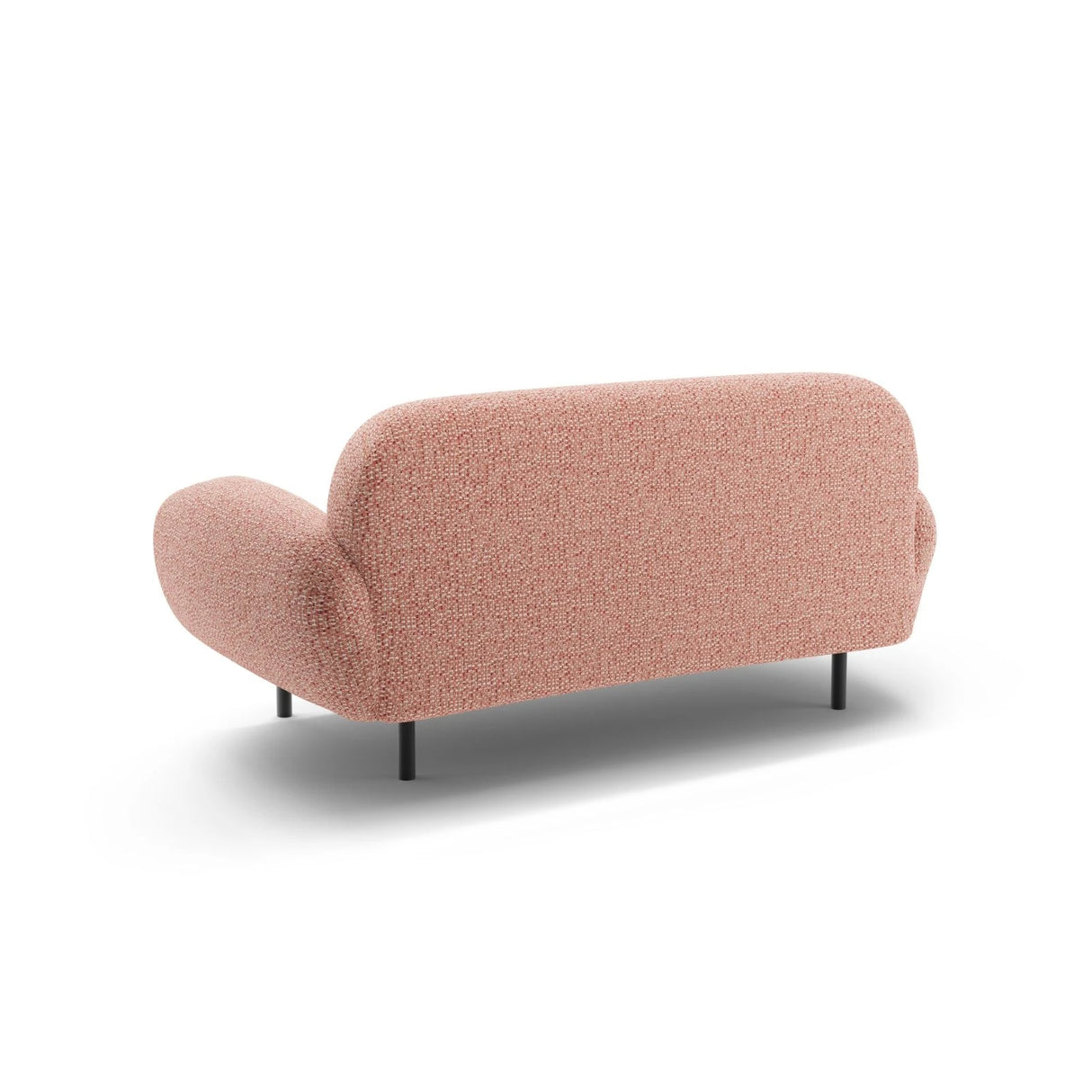 Poppy 2-Sitzer Sofa aus Chenille (SILENCIO 60) in Rosa, 148x72 cm – Bild 5