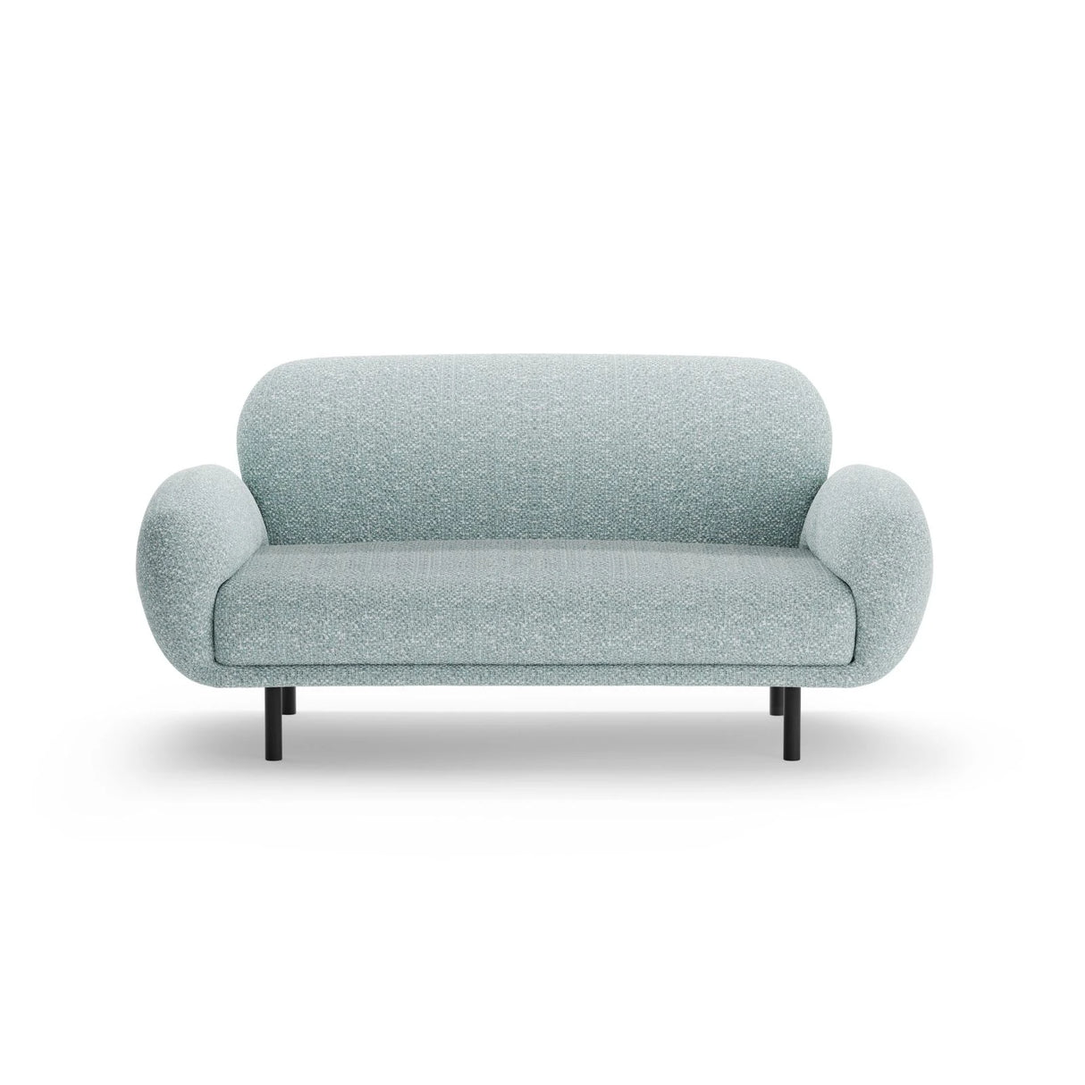 Poppy 2-Sitzer Sofa aus Chenille (SILENCIO 72) in Gedämpftes Blau, 148x72 cm – Bild 3