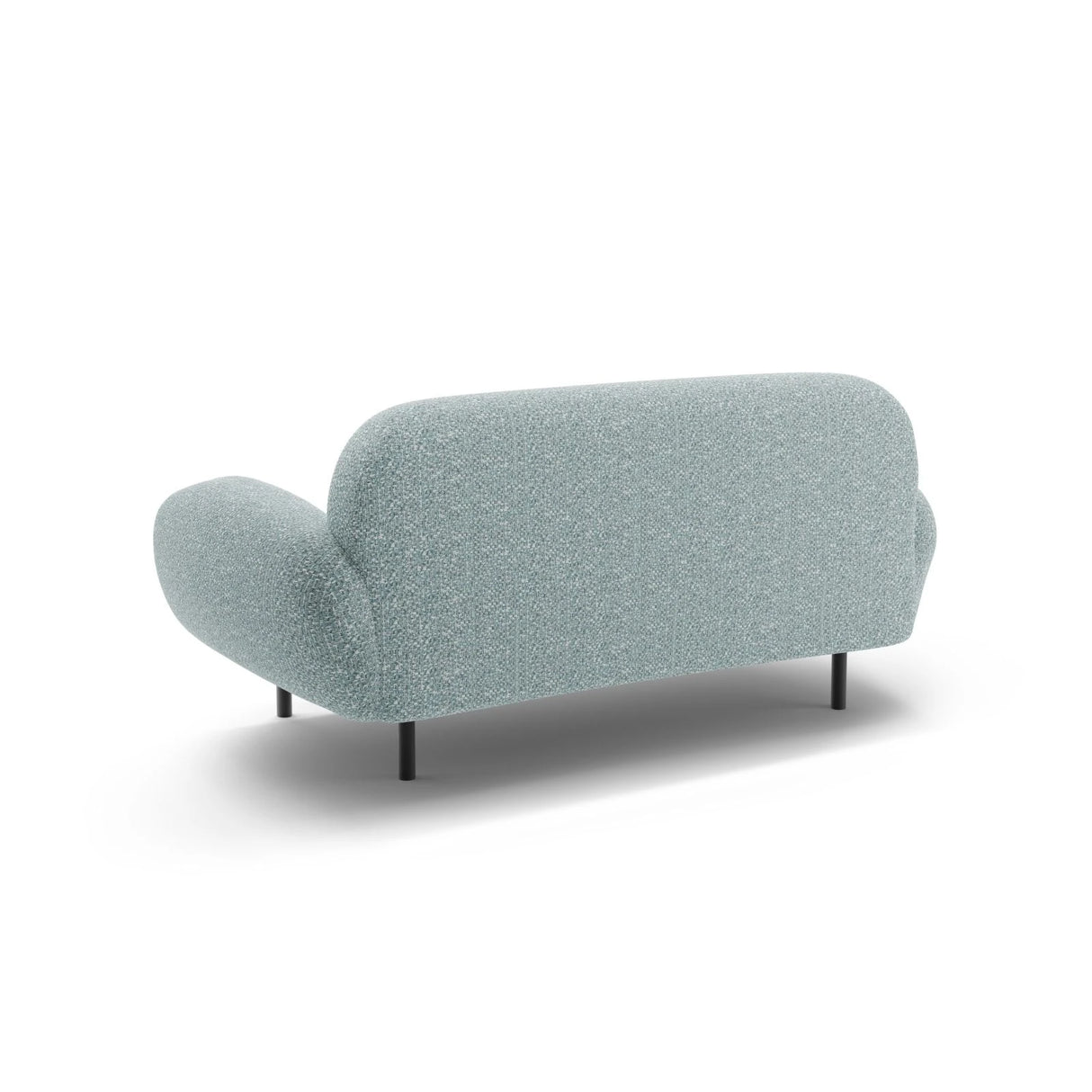 Poppy 2-Sitzer Sofa aus Chenille (SILENCIO 72) in Gedämpftes Blau, 148x72 cm – Bild 5