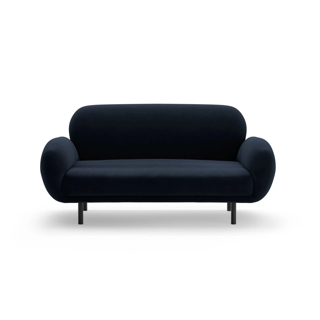 Poppy 2-Sitzer Sofa aus Samt (Casino Deep Blue) in Königsblau, 148x72 cm – Bild 3