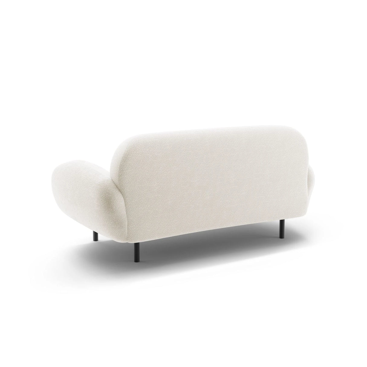 Poppy 2-Sitzer Sofa aus Samt, Chenille oder Boucle, 148x72 cm – Bild 5