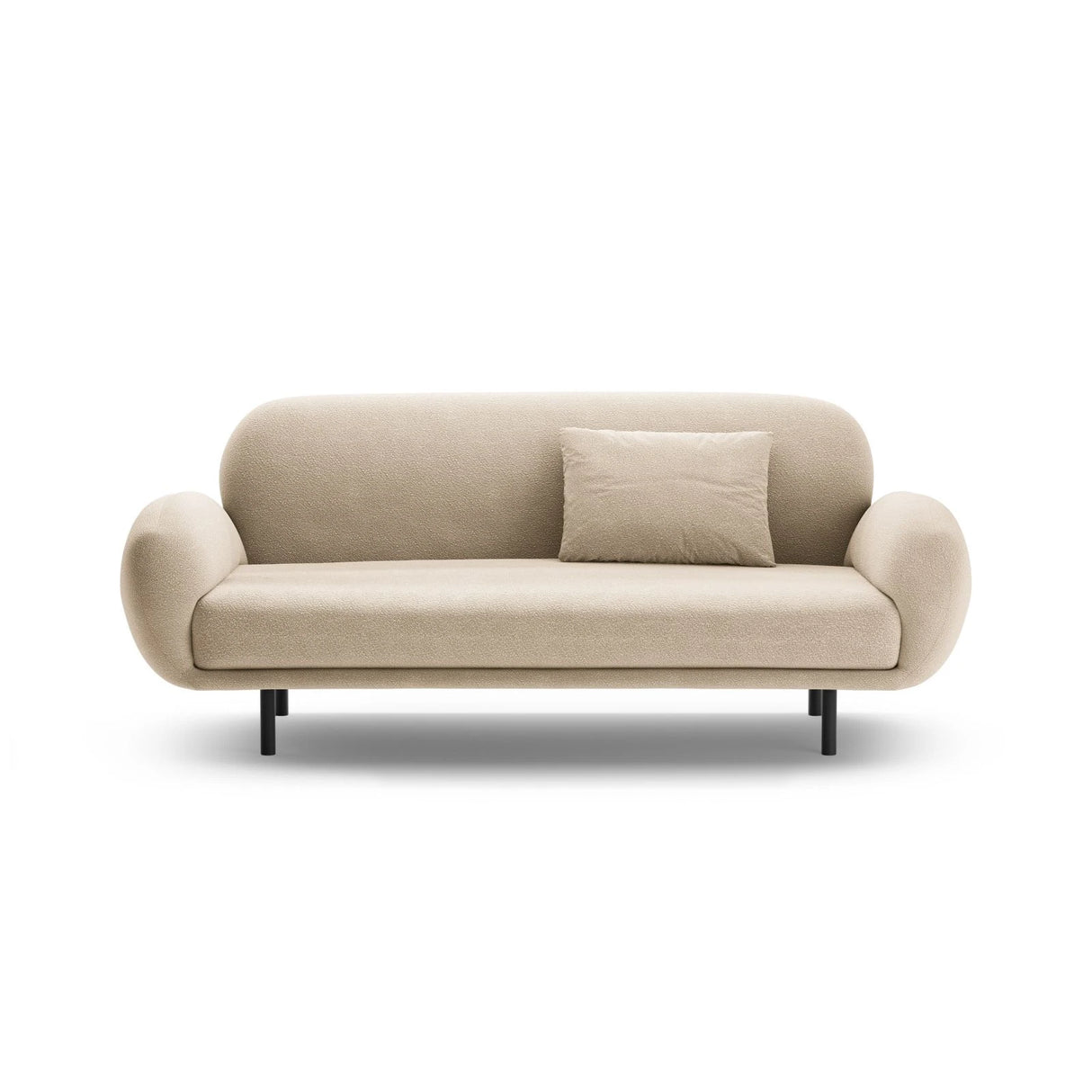 Poppy 2,5-Sitzer Sofa aus Boucle (Baloo 2074) in Beige, 178x72 cm – Bild 1