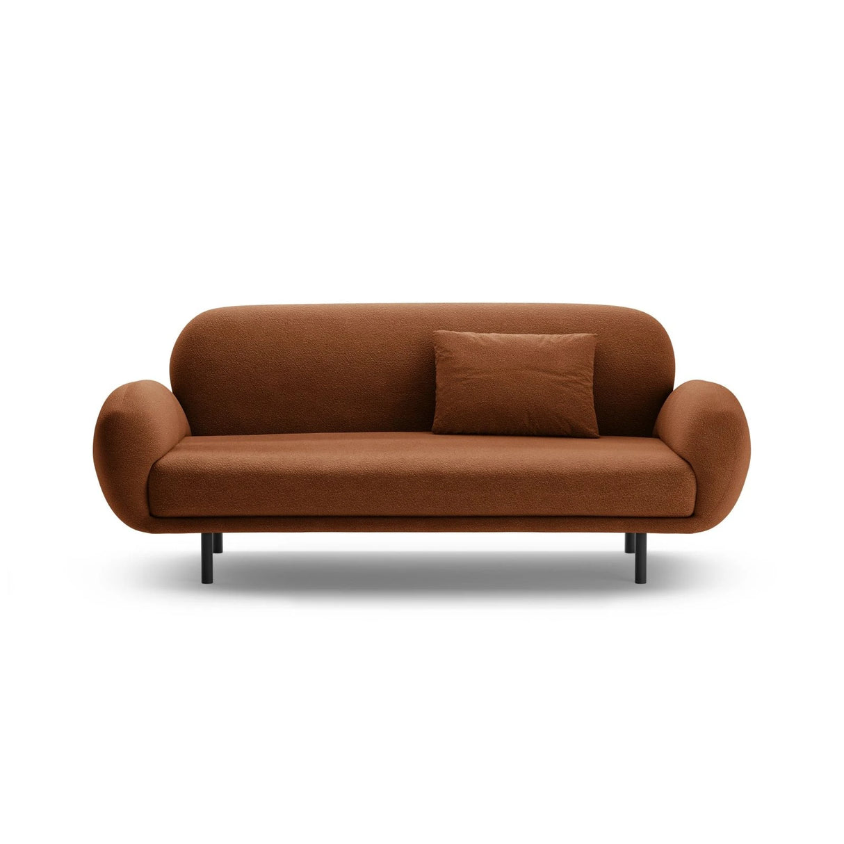 Poppy 2,5-Sitzer Sofa aus Boucle (Baloo 2078) in Terrakotta, 178x72 cm – Bild 1