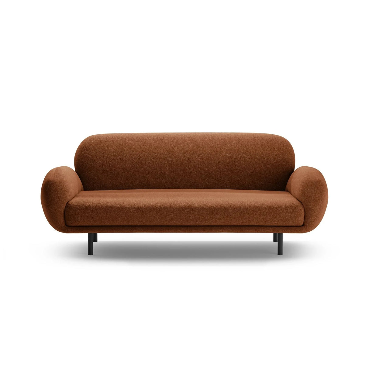 Poppy 2,5-Sitzer Sofa aus Boucle (Baloo 2078) in Terrakotta, 178x72 cm – Bild 3