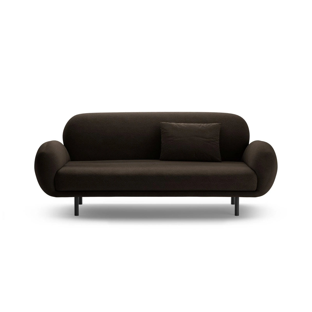 Poppy 2,5-Sitzer Sofa aus Boucle (Baloo 2081) in Braun, 178x72 cm – Bild 1