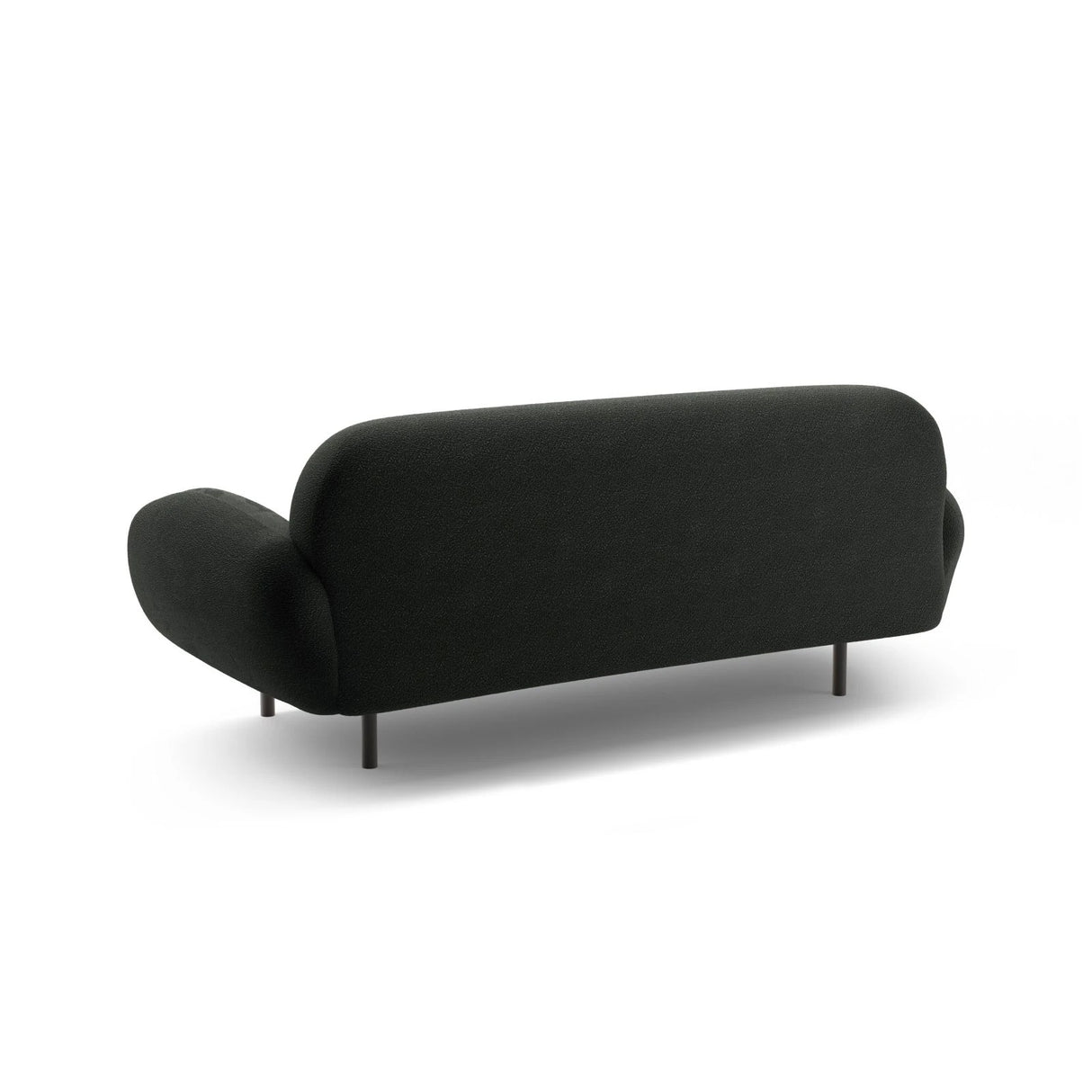 Poppy 2,5-Sitzer Sofa aus Boucle (Baloo 2082) in Schwarz, 178x72 cm – Bild 5