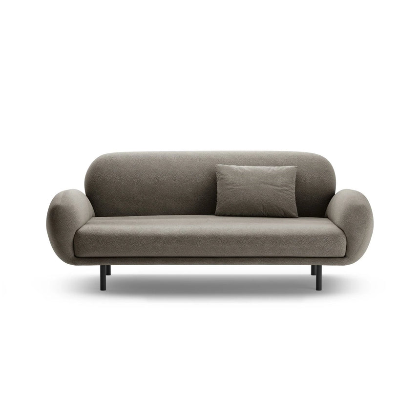 Poppy 2,5-Sitzer Sofa aus Boucle (Baloo 2084) in Grau, 178x72 cm – Bild 1