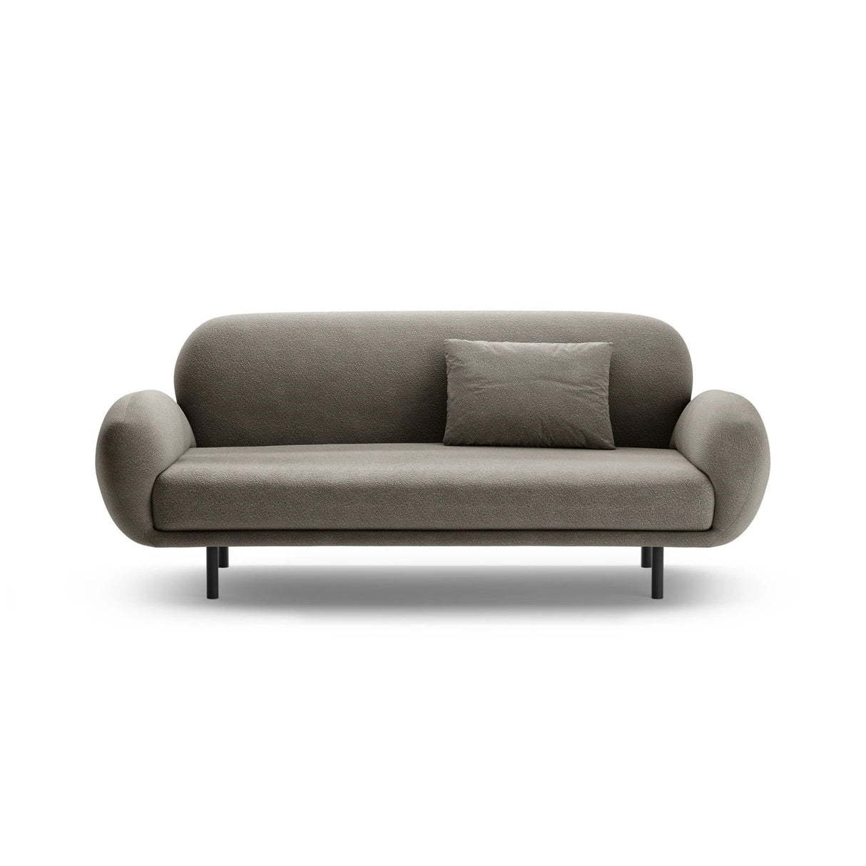 Poppy 2,5-Sitzer Sofa aus Boucle (Baloo 2084) in Grau, 178x72 cm – Bild 1