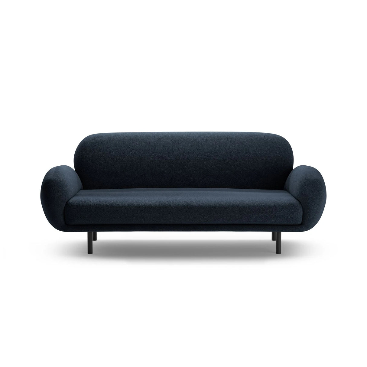 Poppy 2,5-Sitzer Sofa aus Boucle (Baloo 2088) in Dunkelblau, 178x72 cm – Bild 3