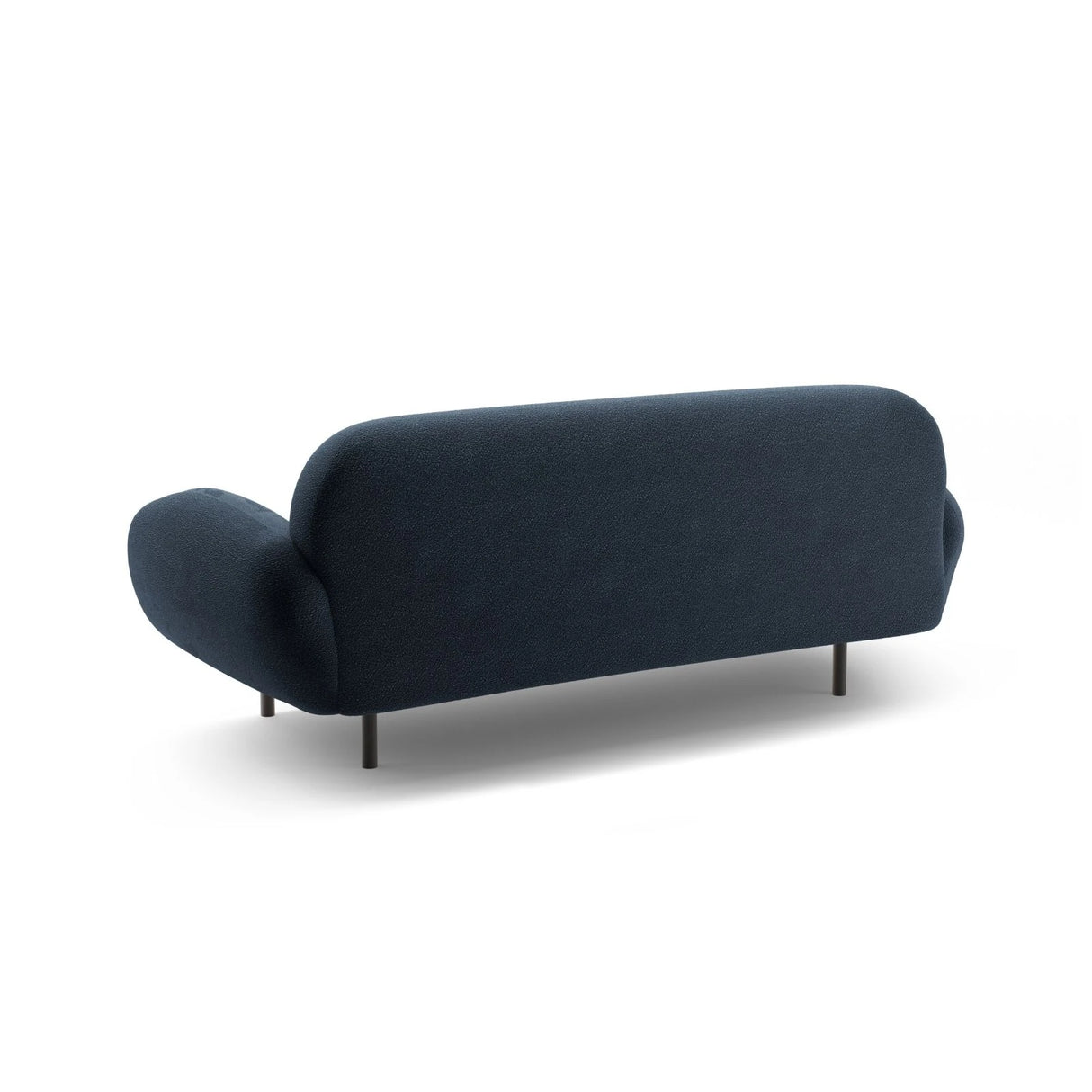 Poppy 2,5-Sitzer Sofa aus Boucle (Baloo 2088) in Dunkelblau, 178x72 cm – Bild 5