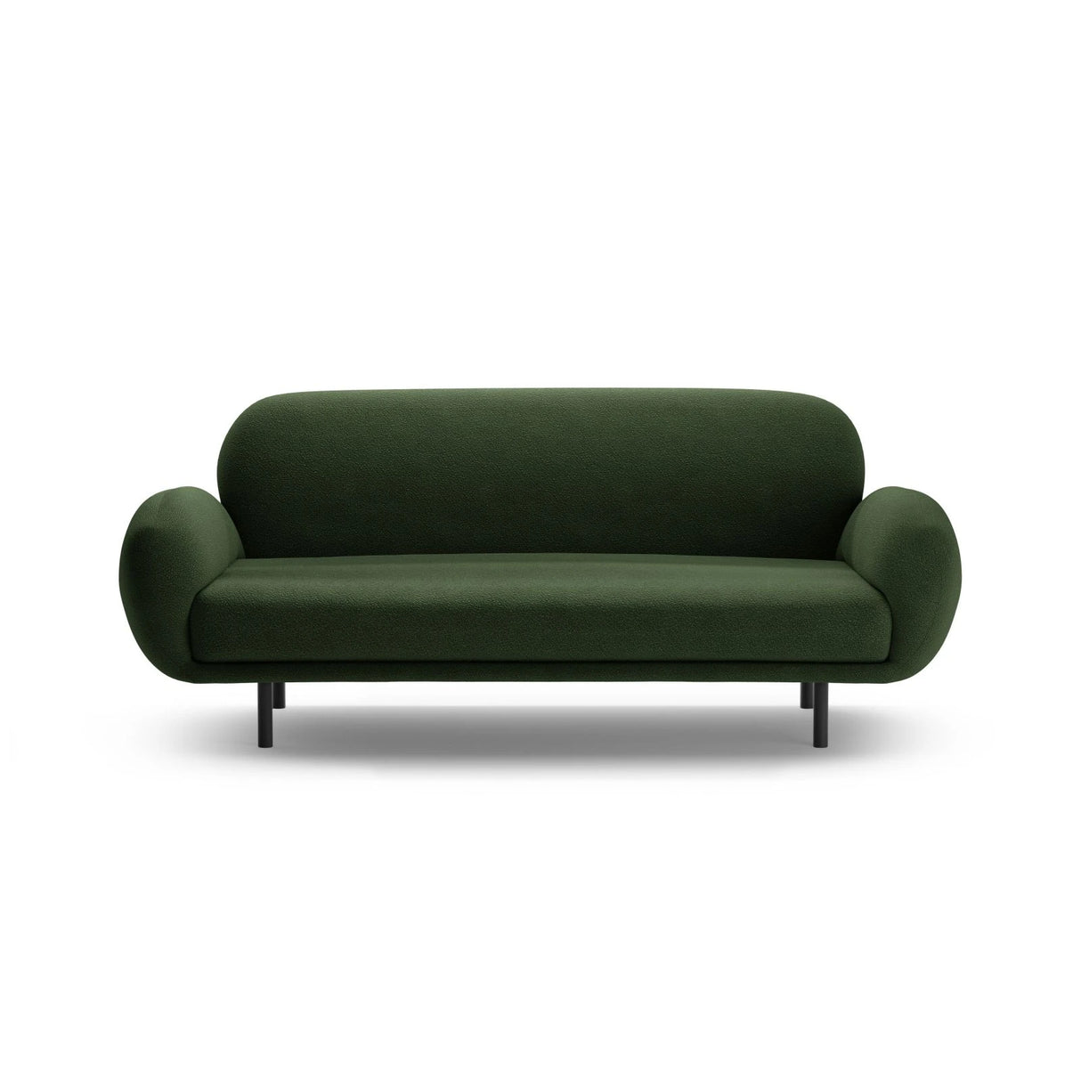 Poppy 2,5-Sitzer Sofa aus Boucle (Baloo 2089) in Grün, 178x72 cm – Bild 3