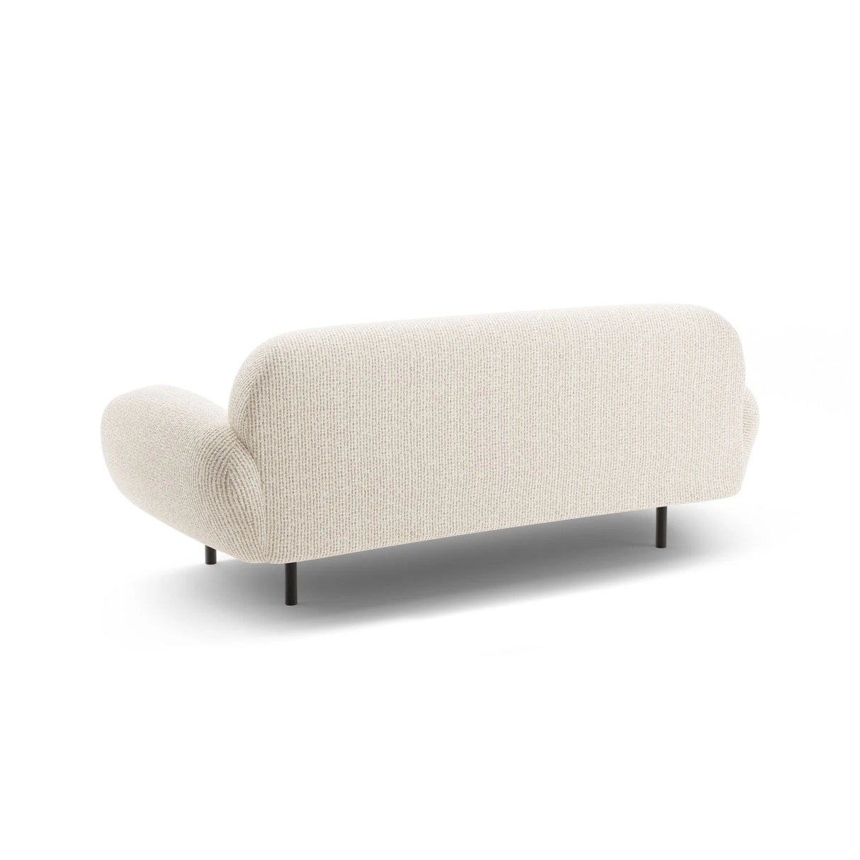 Poppy 2,5-Sitzer Sofa aus Chenille (SILENCIO 06) in Leichtes Beige, 178x72 cm – Bild 5