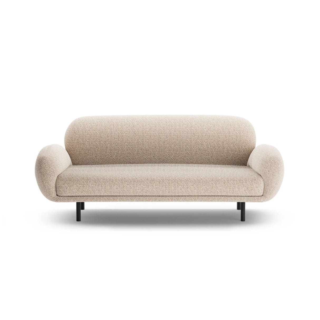 Poppy 2,5-Sitzer Sofa aus Chenille (SILENCIO 10) in Sand, 178x72 cm – Bild 3