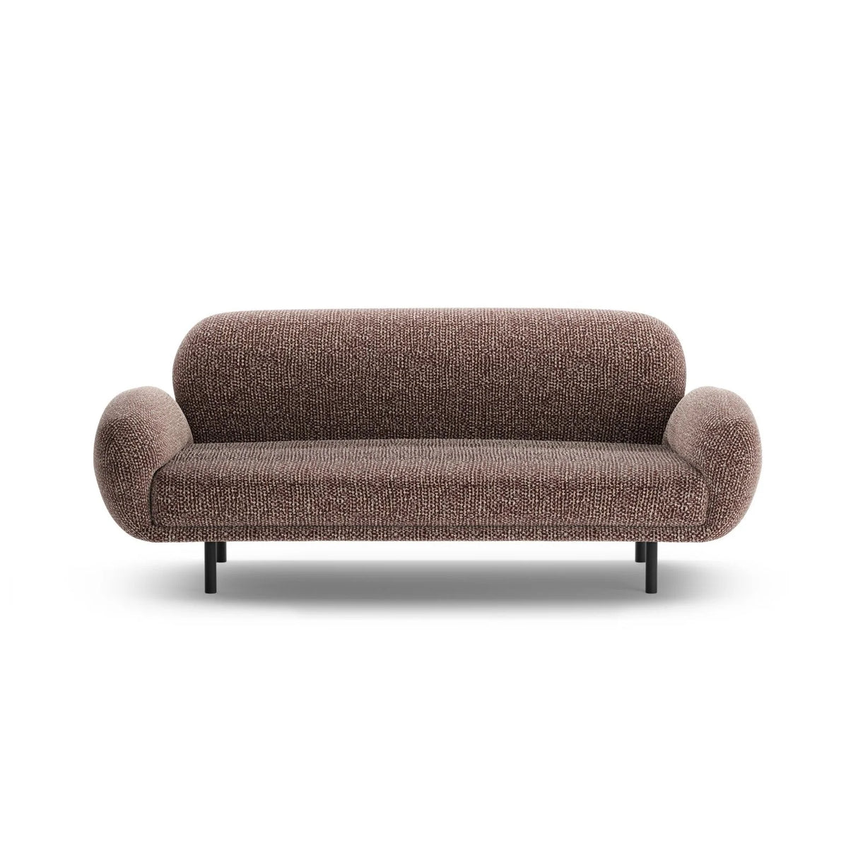 Poppy 2,5-Sitzer Sofa aus Chenille (SILENCIO 27) in Braun, 178x72 cm – Bild 3