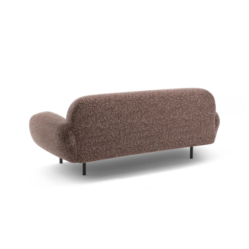 Poppy 2,5-Sitzer Sofa aus Chenille (SILENCIO 27) in Braun, 178x72 cm – Bild 5