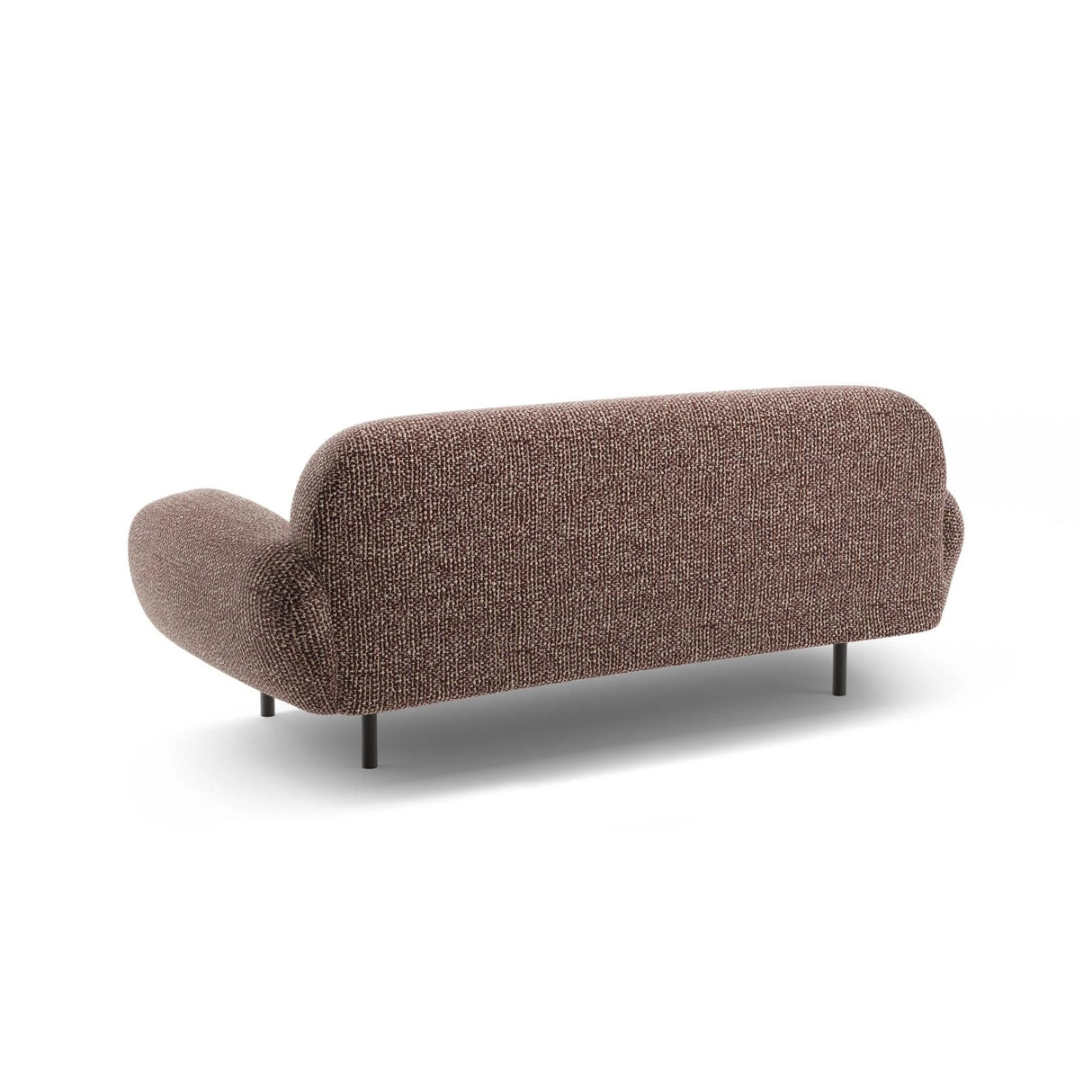 Poppy 2,5-Sitzer Sofa aus Chenille (SILENCIO 27) in Braun, 178x72 cm – Bild 5