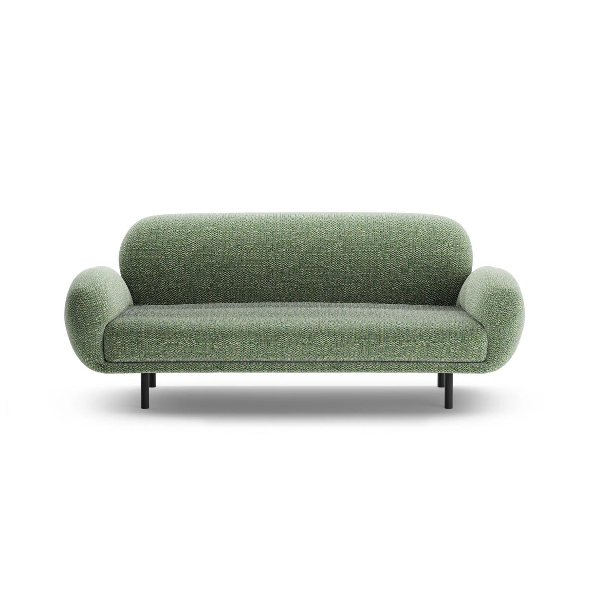 Poppy 2,5-Sitzer Sofa aus Chenille (SILENCIO 34) in Grün, 178x72 cm – Bild 3