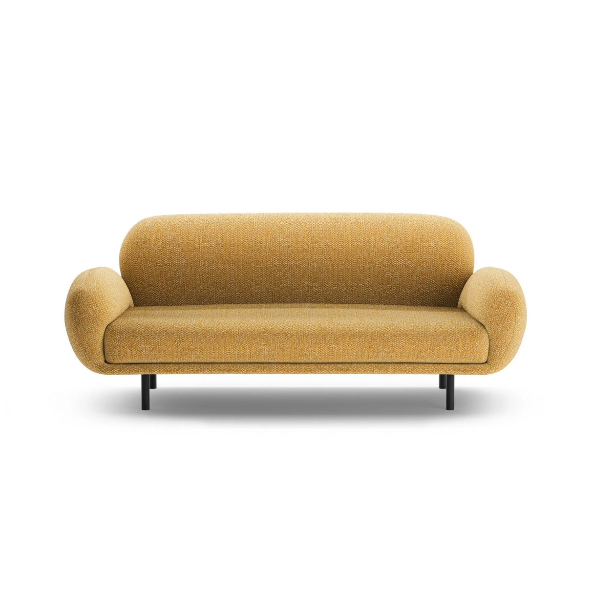 Poppy 2,5-Sitzer Sofa aus Chenille (SILENCIO 53) in Senf, 178x72 cm – Bild 3
