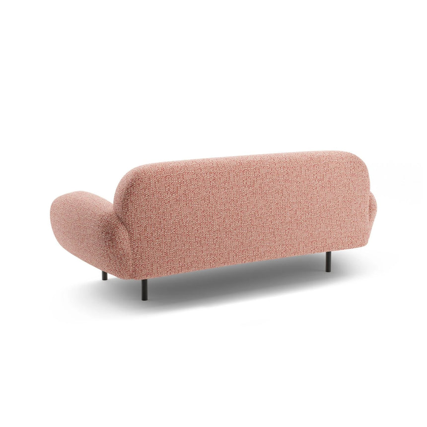 Poppy 2,5-Sitzer Sofa aus Chenille (SILENCIO 60) in Rosa, 178x72 cm – Bild 5
